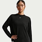 Nike One Relaxed Women's Dri-FIT Long-Sleeve Top. Nike ID